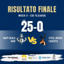 2022 - CSI - Navy Seals Bari vs Steel Bucks Caserta = 25-0